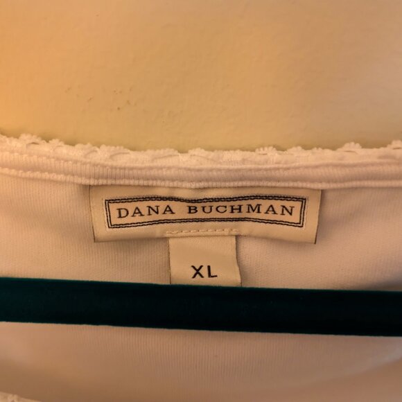 XL Dana Buchman White Crochet-like Lace Dress - Picture 2 of 5